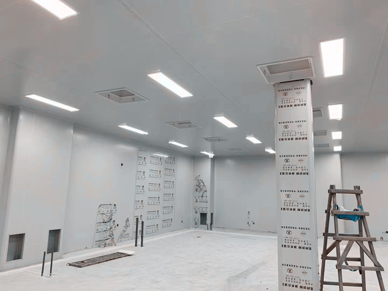 湖州电子厂净化车间施工图片